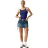 QINSEN Womens Double Lined Tank Tops Boat Neck Adjustable Spaghetti Straps Bodycon Camisole Shirts(Navy Blue)
