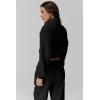 QINSEN Womens 2 Piece Oufits Full Zip Jacket Long Sleeve Sweatsuits Fleece Lounge Tracksuit with Joggers(Black)