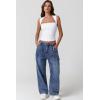 QINSEN Women’s Square Neck Slim Fit Tank Top(White)