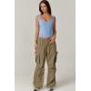QINSEN Women’s Sexy Sweetheart Neck Sleeveless T Shirts Double Lined Tees Slimming Fit Tops(Light Blue)