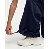 QINSEN Women’s Wide Leg Yoga Pants High Waisted Zipper Pockets Stretchy Palazzo Pants with Drawstring Hem(Navy)