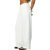 QINSEN Womens Wide Leg Palazzo Pants Wrinkle Resistant Flowy Drape Trousers(Beige)