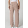 QINSEN Womens Elastic Medium Waist Pocket Sweatpants Fleece Cargo Pants(Mushroom)