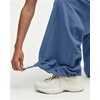 QINSEN Women’s Wide Leg Yoga Pants High Waisted Zipper Pockets Stretchy Palazzo Pants with Drawstring Hem(Haze Blue)